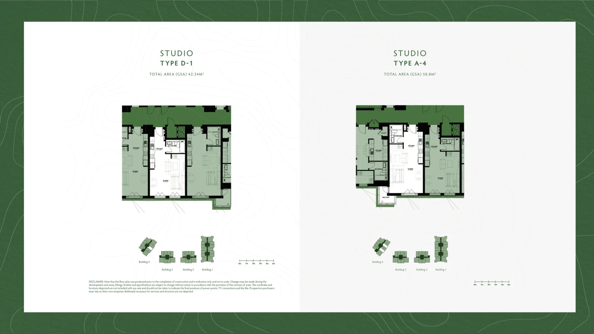 Studio Floor Plan Yas Golf Collection Souq view with Phoenix Real Estate (PREM)