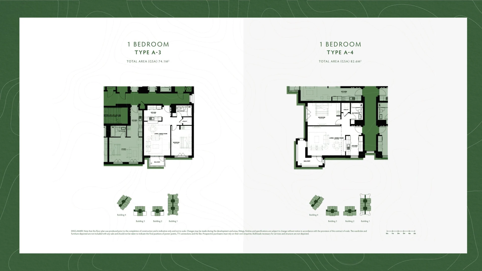 1 bedroom Floor Plan Yas Golf Collection Souq view with Phoenix Real Estate (PREM)
